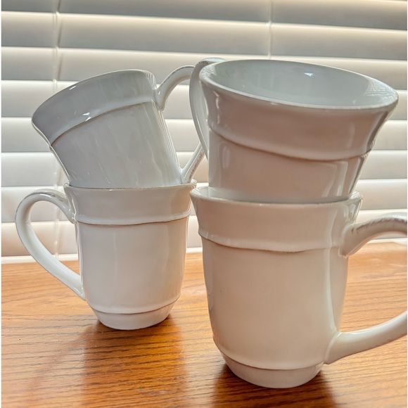 Cambria by POTTERY BARN handcrafted mugs set of 4 - Picture 6 of 7